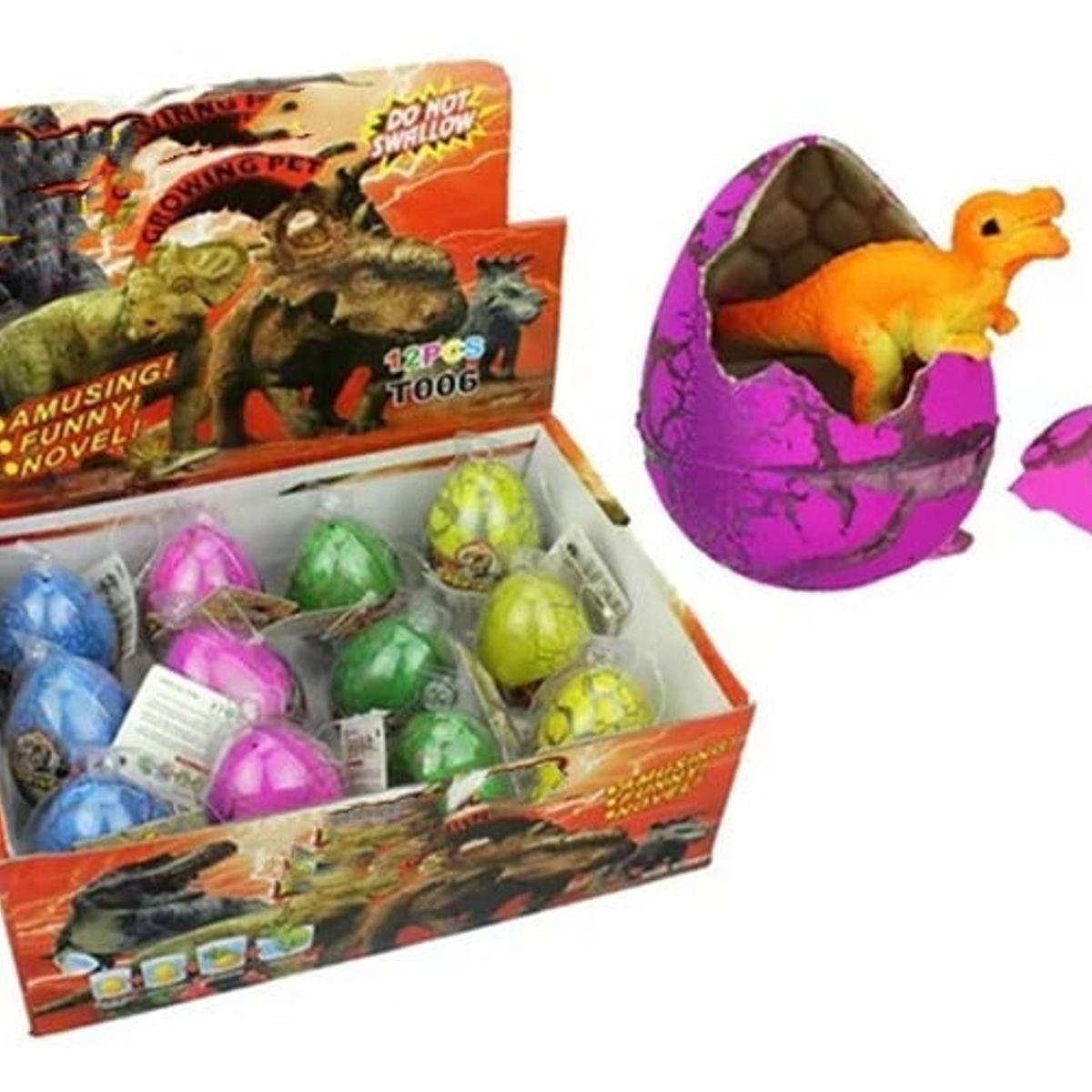 KUANGYE - 12 Huevos De Dinosaurio Mágico