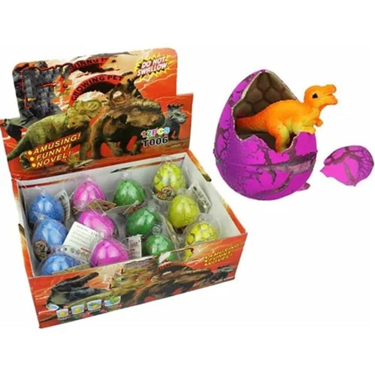 KUANGYE - 12 Huevos De Dinosaurio Mágico