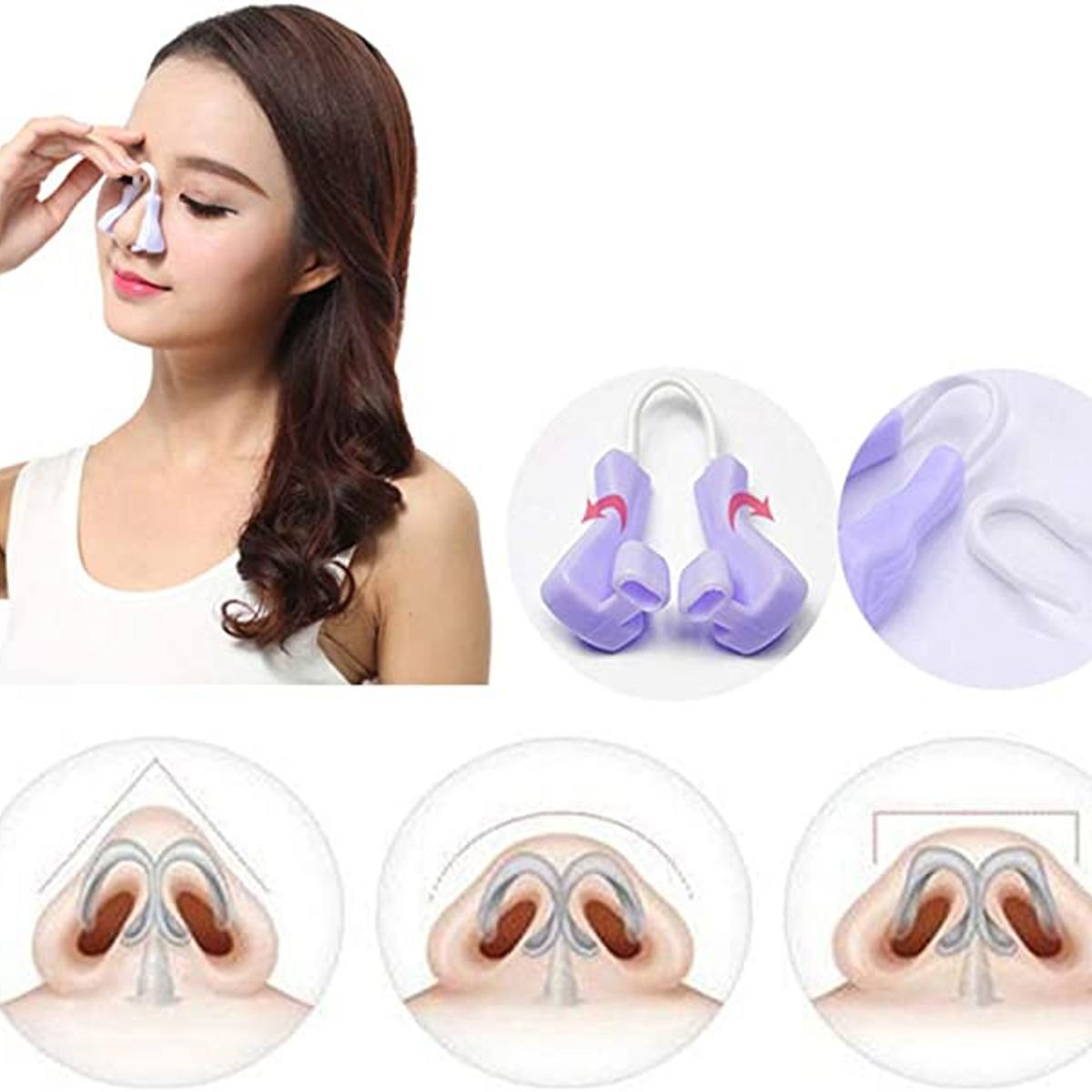 KUANGYE - Corrector Nasal Clip Nose Up Respingador Nariz Moldeador