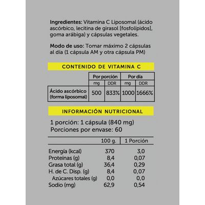 Imagen 2 del producto Vitamina C Plus LIPOSOMAL