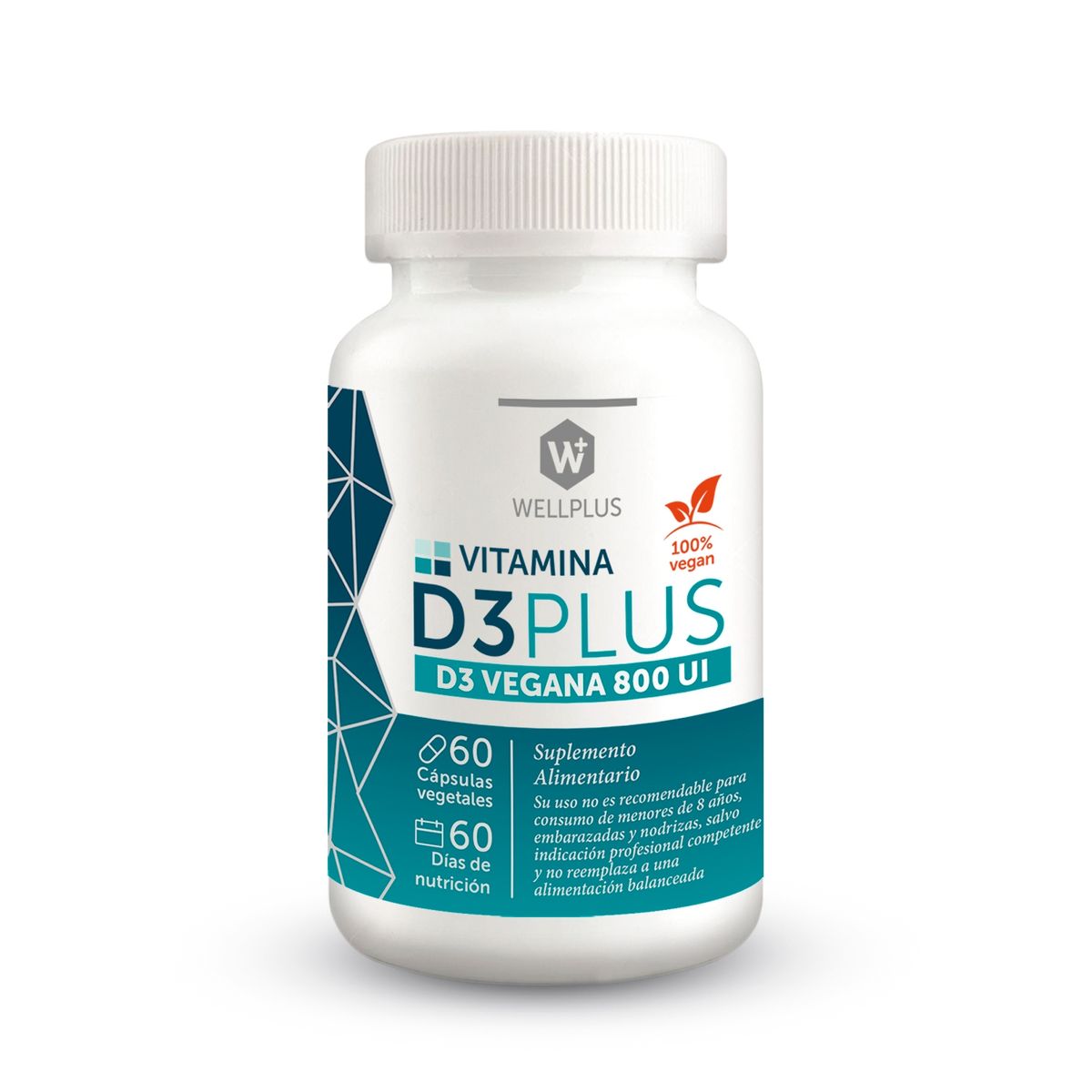 WELLPLUS - Vitamina D3 Plus Vegana
