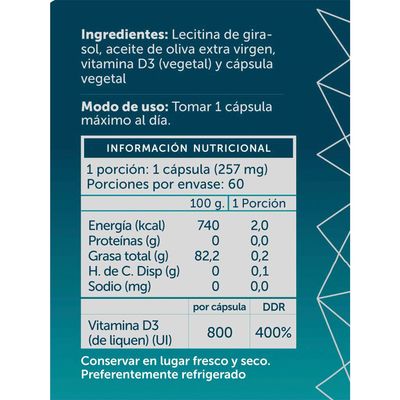 Imagen 2 del producto Vitamina D3 Plus Vegana