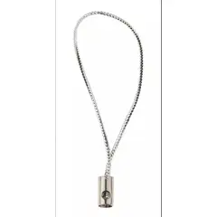 MALIK - Cordon Para Teléfono Móvil Accesorio Metal 100 Unds Plateado