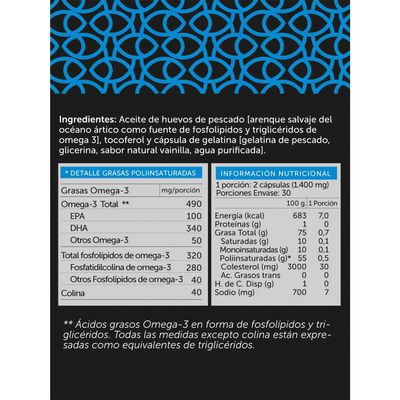 Imagen 2 del producto Omega Plus 490 mg DHA Premium