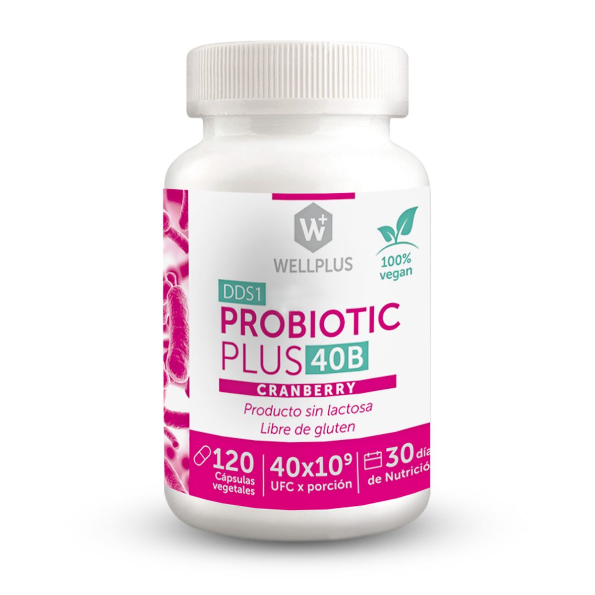 WELLPLUS - Probiotic Plus 40B con Cranberry