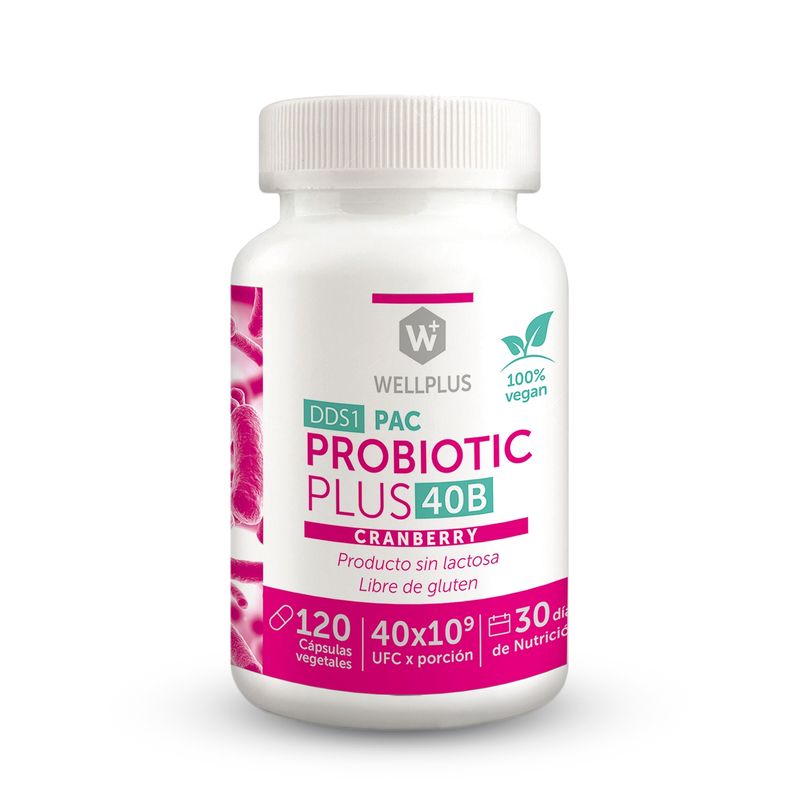 WELLPLUS - Probiotic Plus 40B con Cranberry