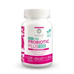 WELLPLUS - Probiotic Plus 40B con Cranberry