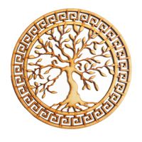 Árbol De La Vida Mándala Cuadro Decoración De Pared 60 Cm