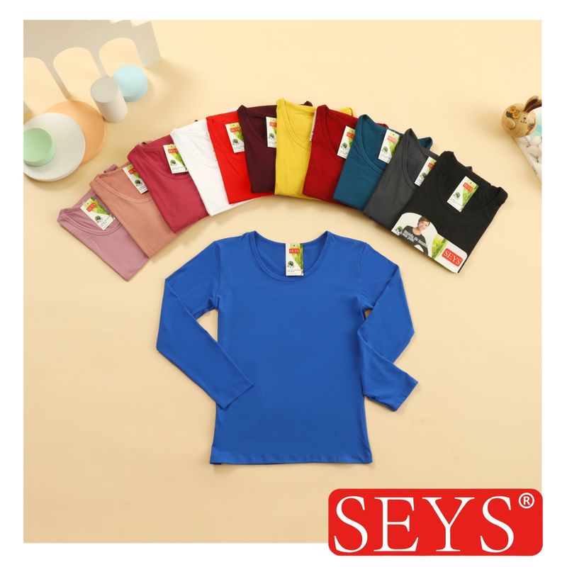 SEYS - POLERA CAMISETA MUJER MANGA LARGA CARBONO BAMBÚ POLAR TERMICA  PACK 3