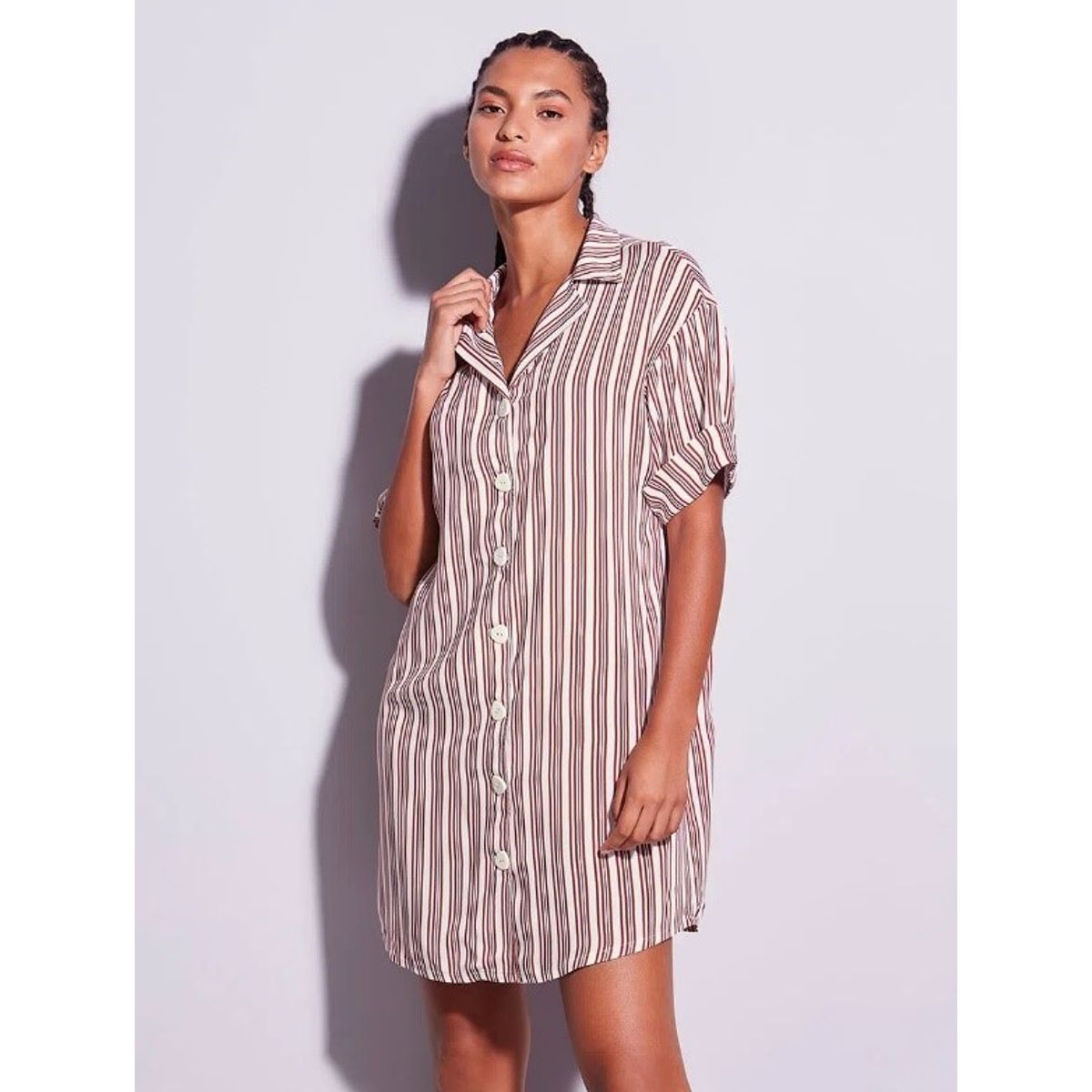 HOPE - CAMISOLA VISCOSA LISTADA