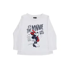 DISNEY - Polera Minnie mouse baby blanca