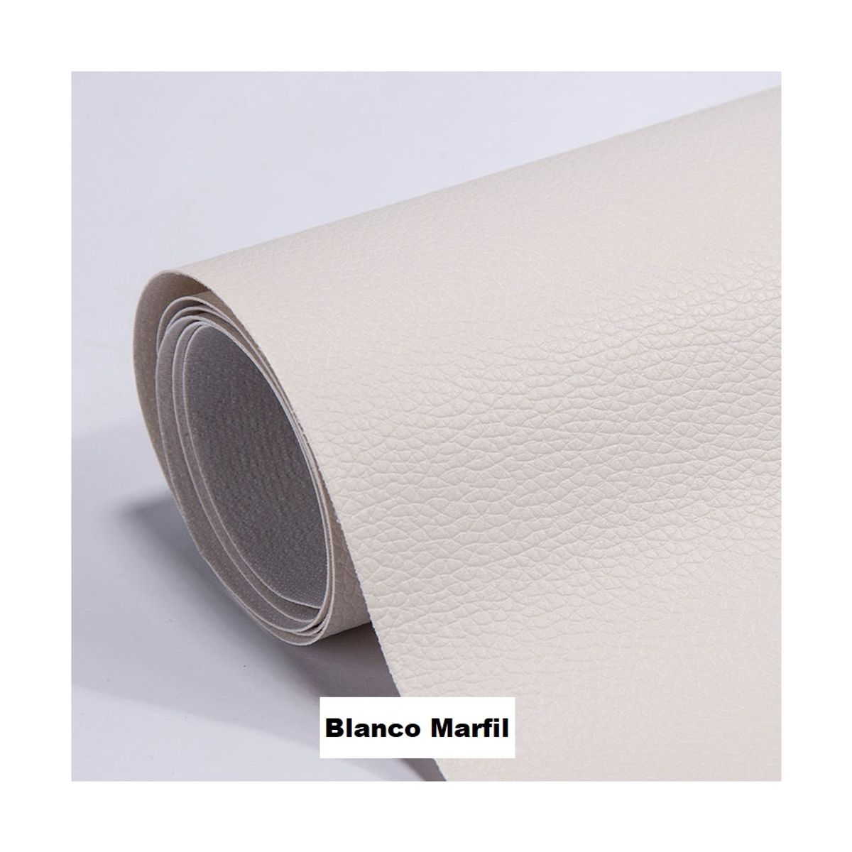 GENERICO - Parche Adhesivo Cuero Impermeable 30x20 Blanco Marfil Sofás Reparación