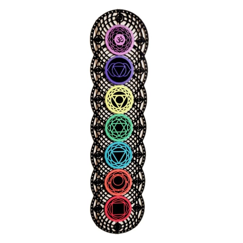 GENERICO - Decoración De Pared 7 Chakras Mandalas