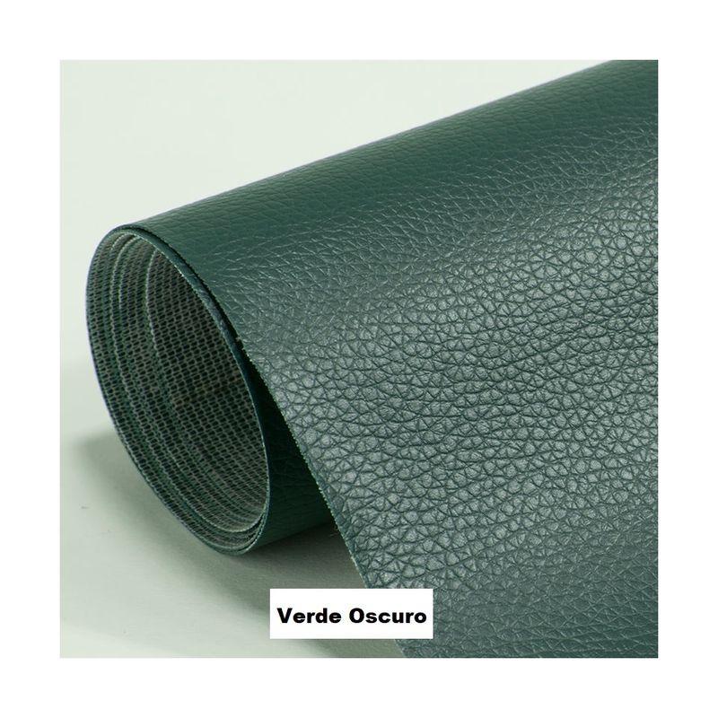 GENERICO - Parche Adhesivo Cuero Impermeable 30x20 Verde Oscuro Sofás Reparación