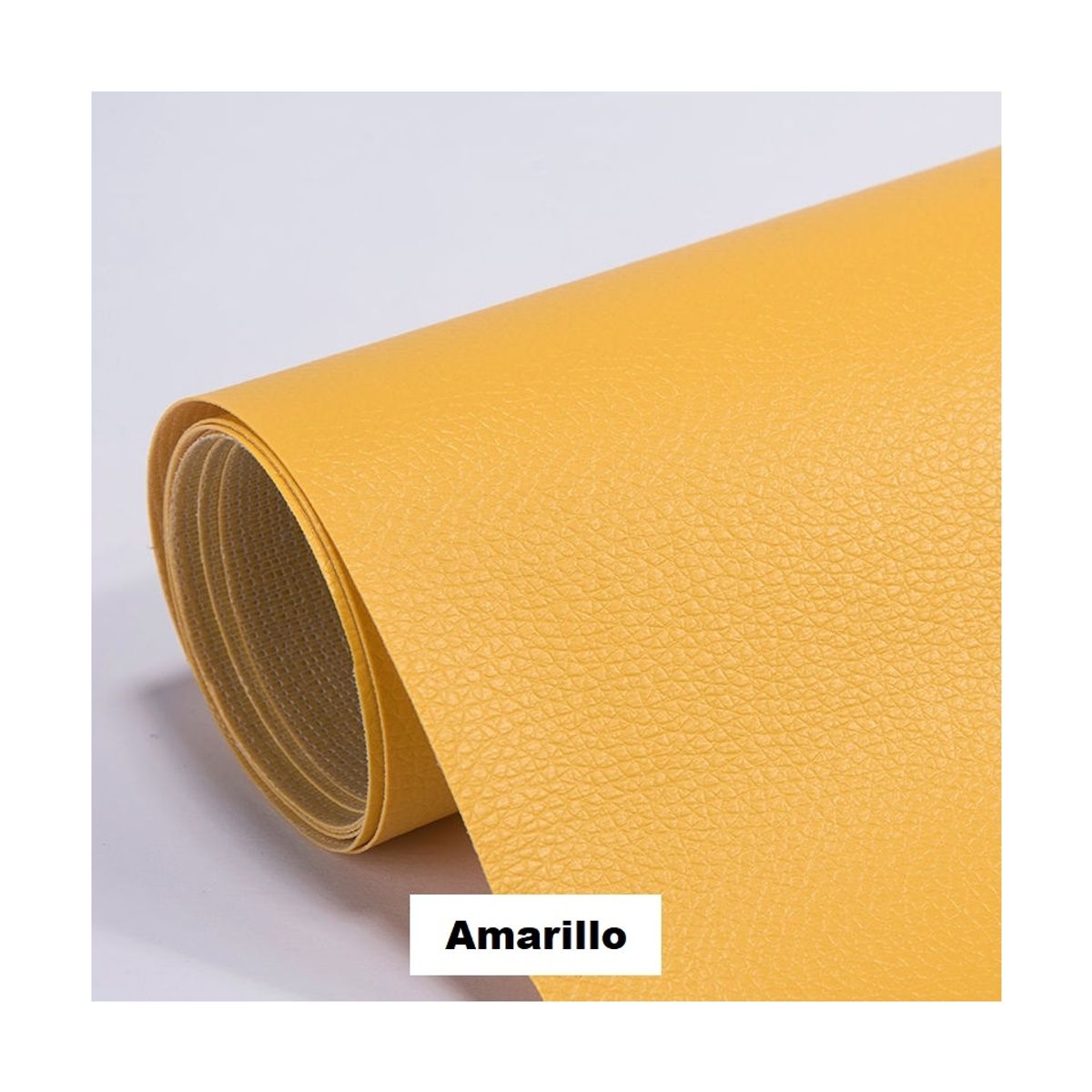 GENERICO - Parche Adhesivo Cuero Impermeable 30x20 Amarillo Sofás Reparación