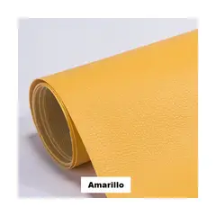 GENERICO - Parche Adhesivo Cuero Impermeable 30x20 Amarillo Sofás Reparación.