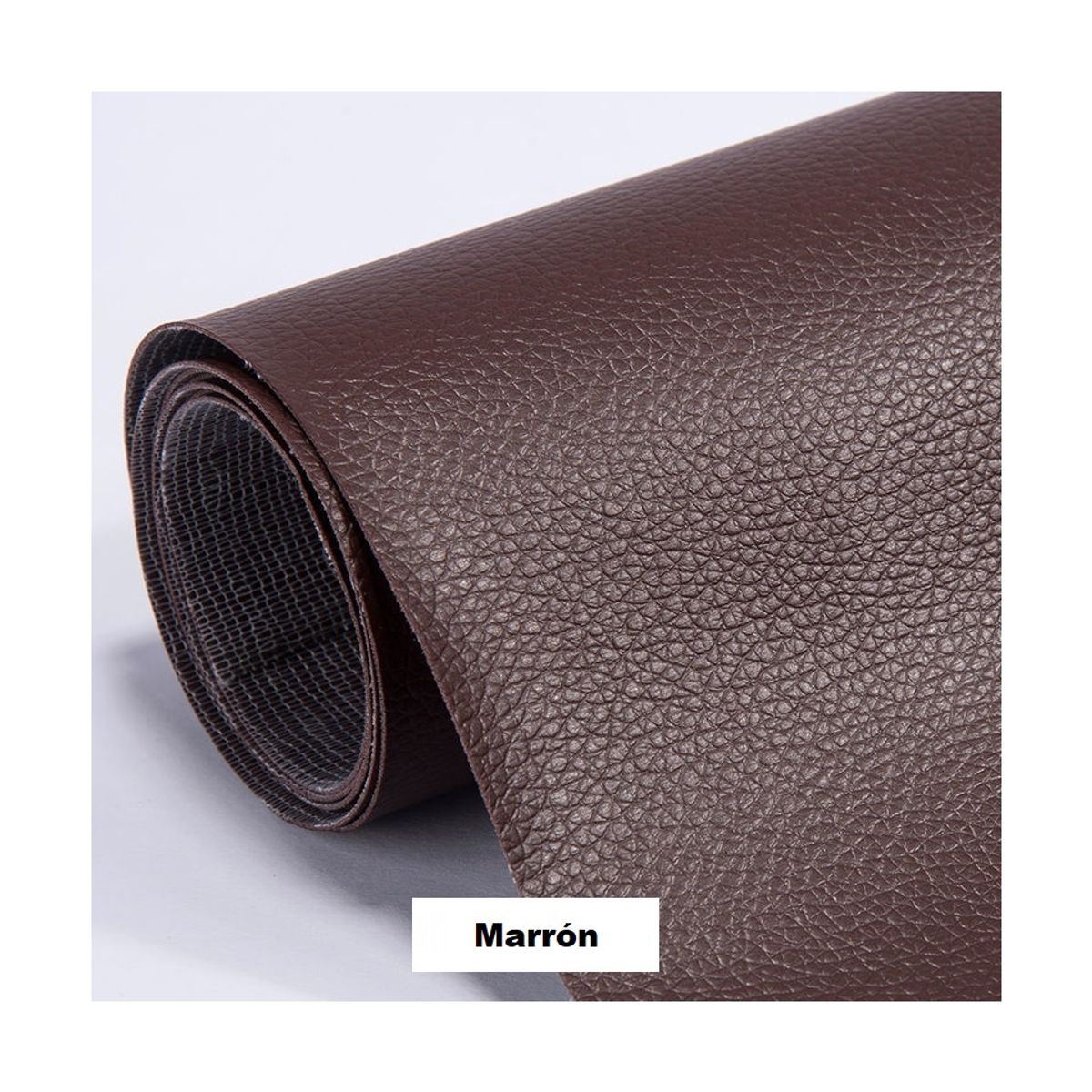 GENERICO - Parche Adhesivo Cuero Impermeable 30x20 Marrón Sofás Reparación
