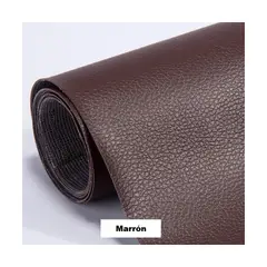 GENERICO - Parche Adhesivo Cuero Impermeable 30x20 Marrón Sofás Reparación