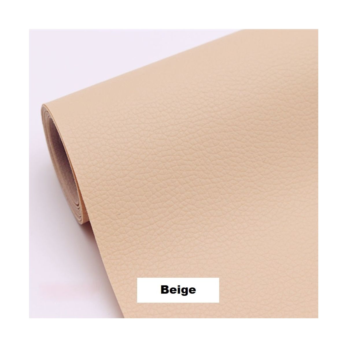 GENERICO - Parche Adhesivo Cuero Impermeable 30x20 Beige Sofás Reparación