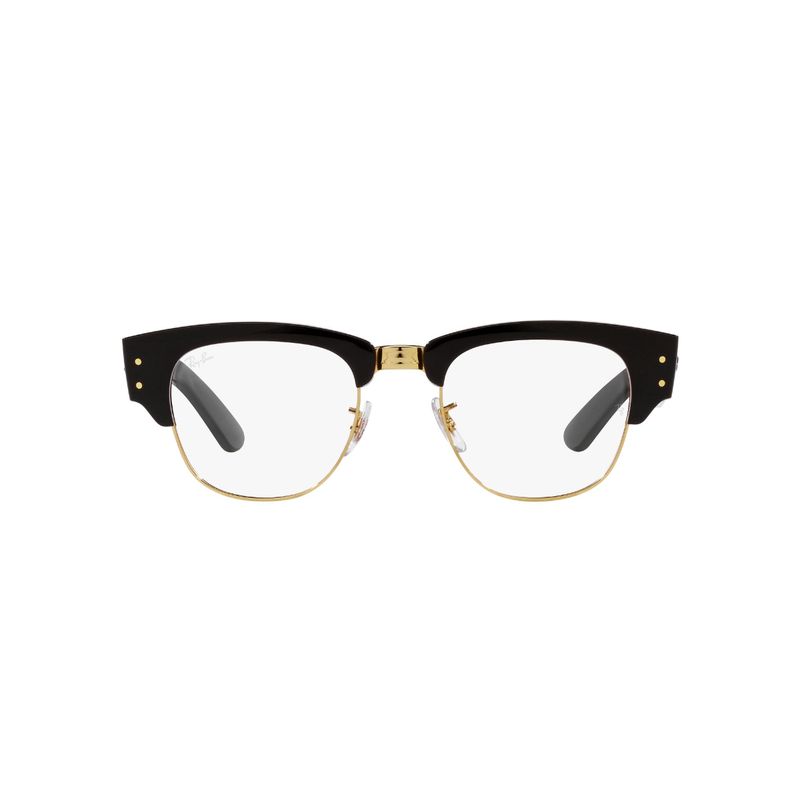 RAY BAN - Lentes Ópticos Mega Clubmaster Black On Arista