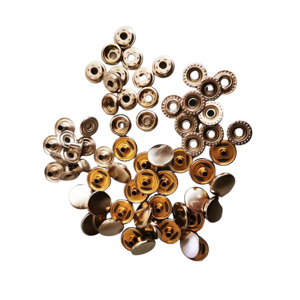 OEM - Set de 100 broches snaps metálicos