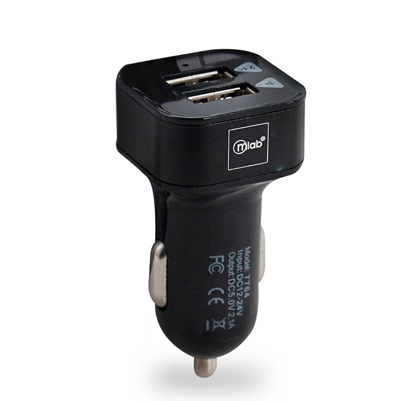 MLAB - Adaptador Automóvil Mlab 12V 2 Usb MLAB