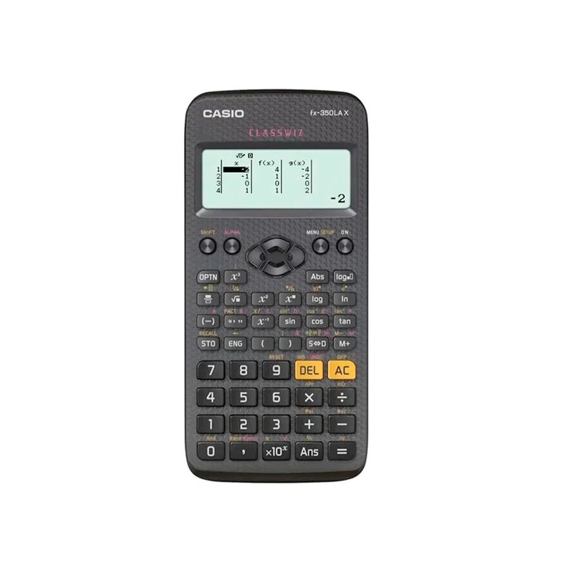 CASIO - Calculadora Casio Científica FX-350LAX +275 Funciones Pro - Negro