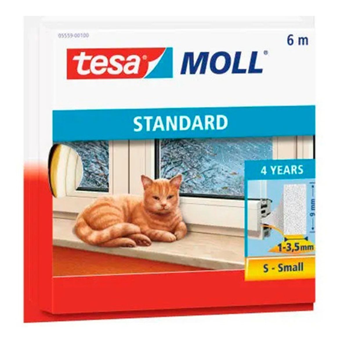 TESA - Tesa Aislamte Puerta Y Ventana 2 Unds X 6 Mtrs  Blanco