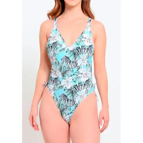 SAMIA - Traje de baño rebajado estampado verde