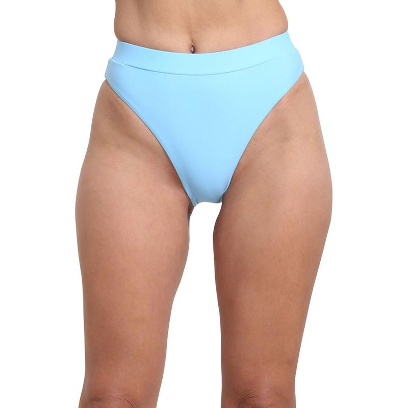 SAMIA - Bikini calzon alto celeste SAMIA