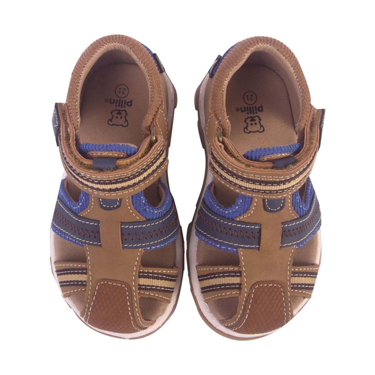 PILLIN - Sandalias Bebe Niño Café Pillin PILLIN