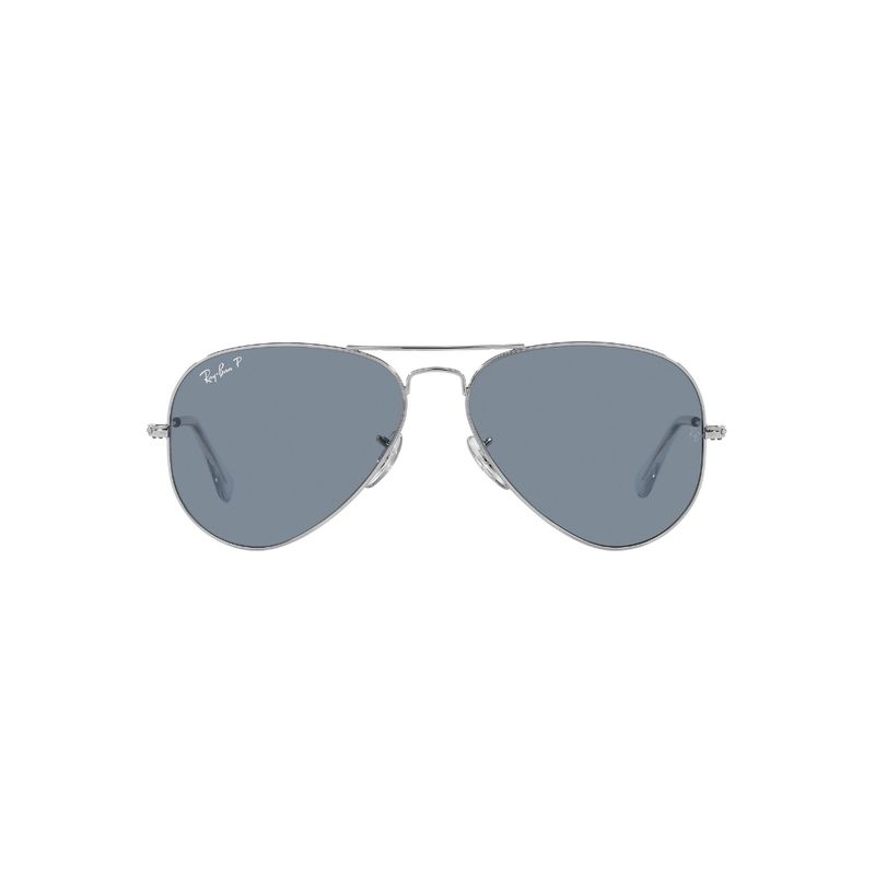 RAY BAN - Lentes de Sol Aviator Large Metal Silver Polarizados