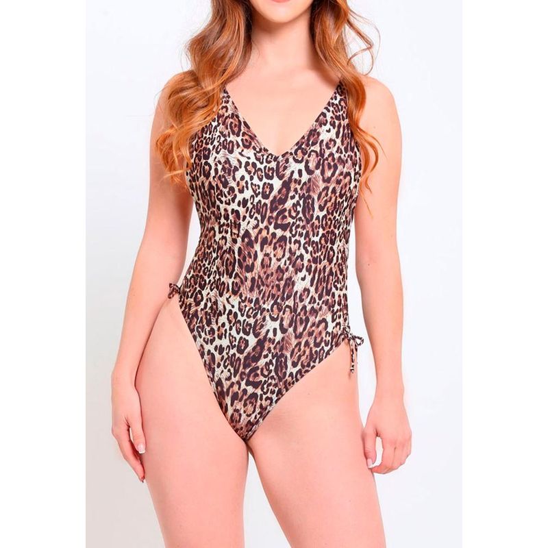 SAMIA - Traje de baño rebajado leopardo SAMIA