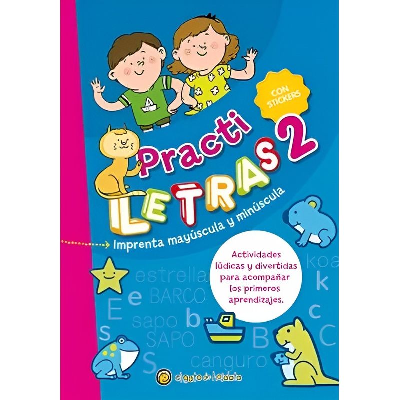 TOP10BOOKS - LIBRO PRACTILETRAS 2. IMPRENTA MAYÚSCULA Y MIN /542