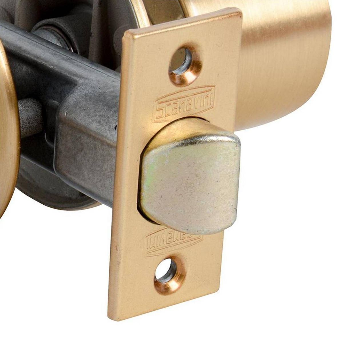 SCANAVINI - Cerradura de Acceso Principal Pomo bronce Satinado Scanavini