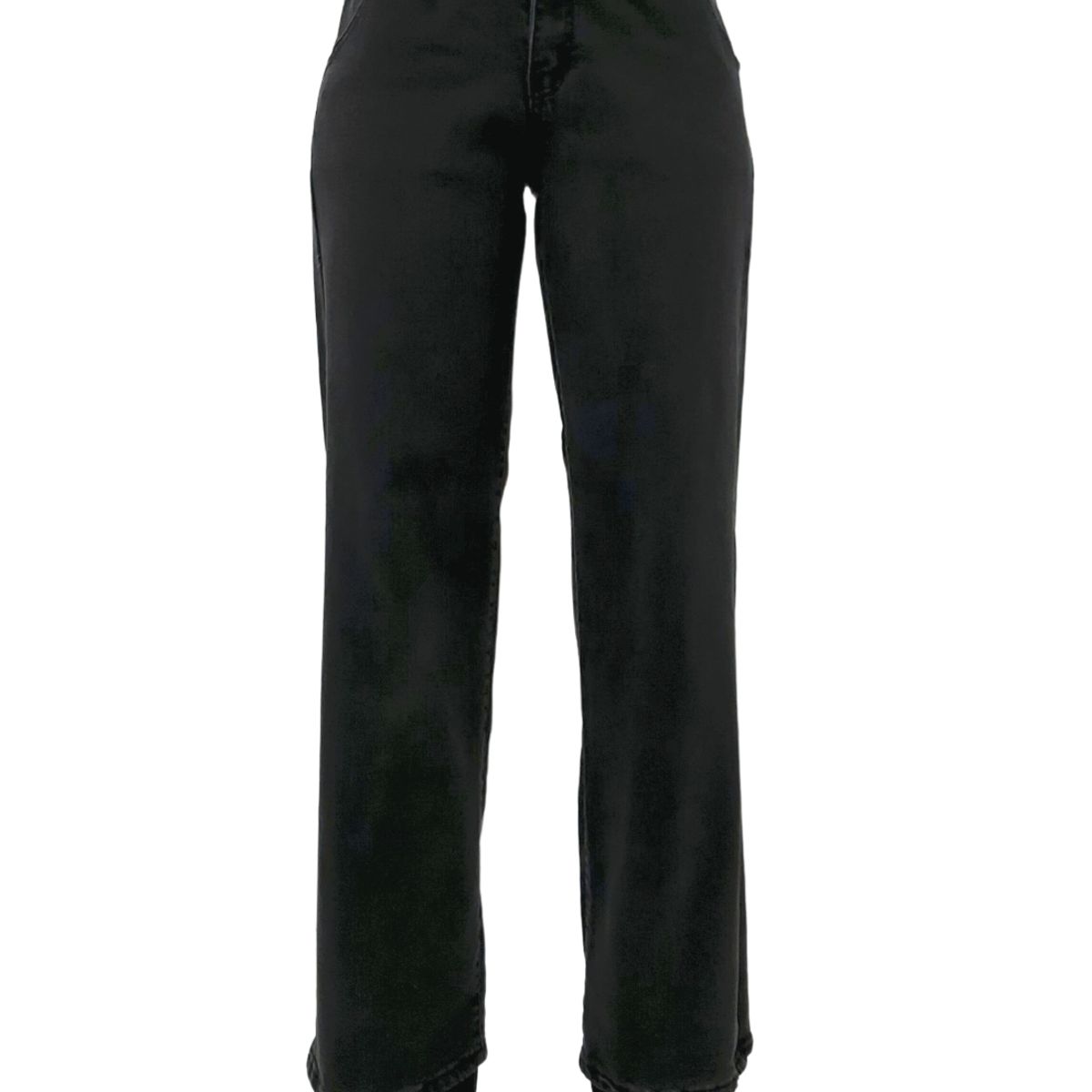 TENTATION - JEANS WIDE LEG TIRO ALTO PINZAS