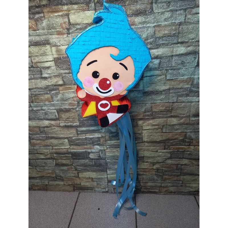 GENERICO - Piñata Payaso Plim Plim 40cm de alto x 28 cm de ancho