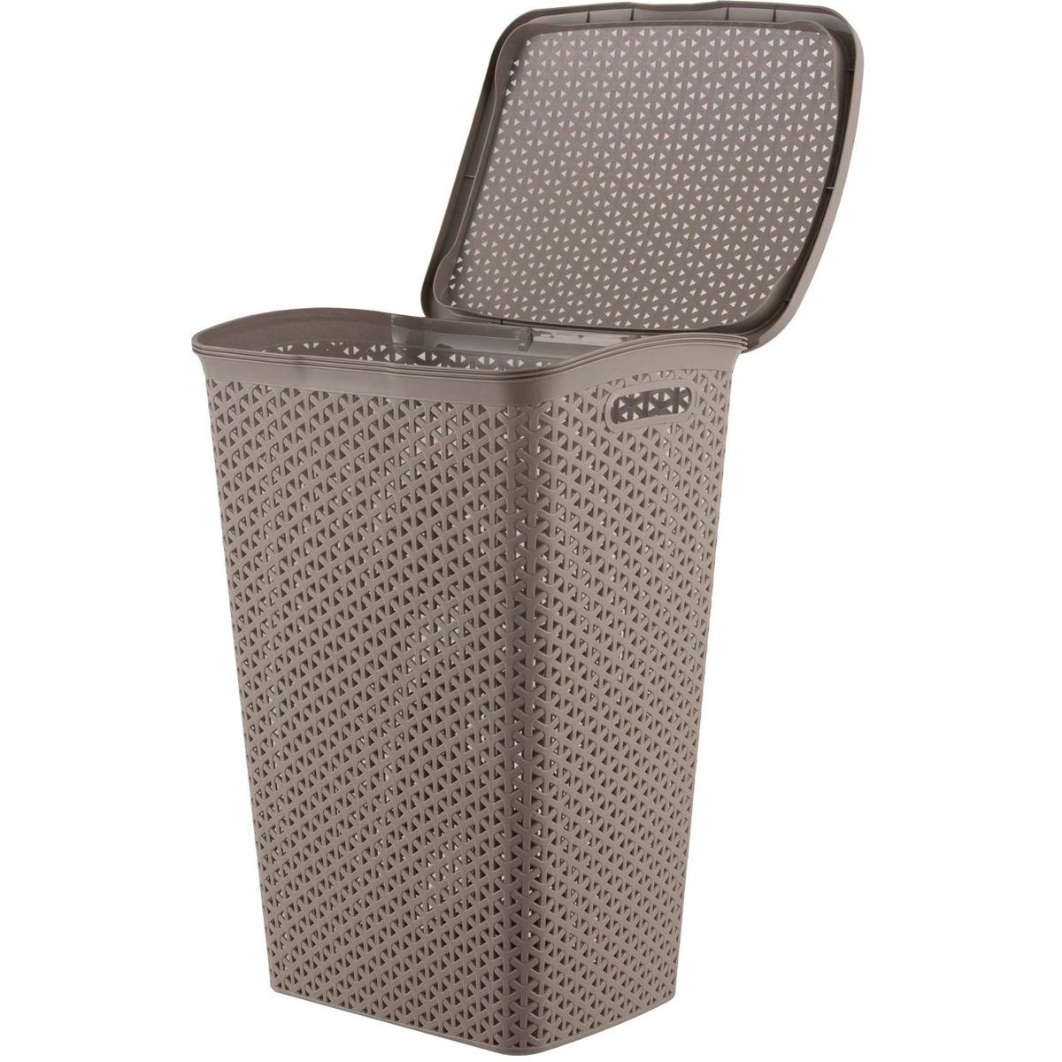 REYPLAST - Cesto Para Ropa Bali Con Tapa 55 litros