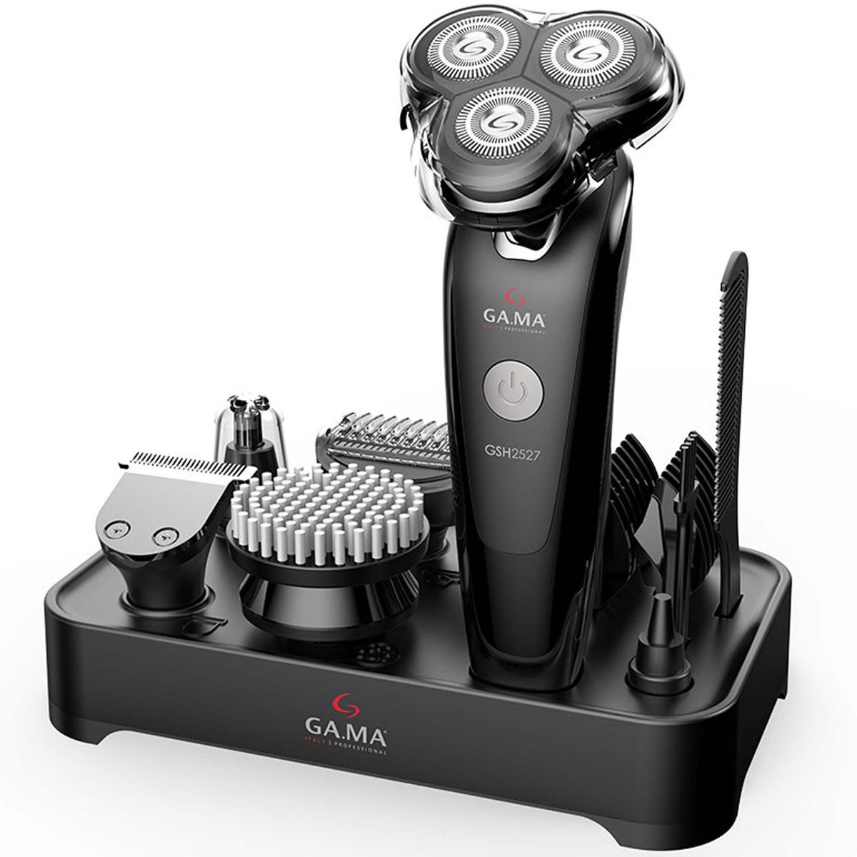 GAMA - Afeitadora Gama GSH 2527 Wet & Dry Múltiples Accesorios