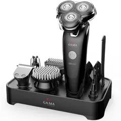 GAMA - Afeitadora GSH 2527 Wet & Dry Múltiples Accesorios