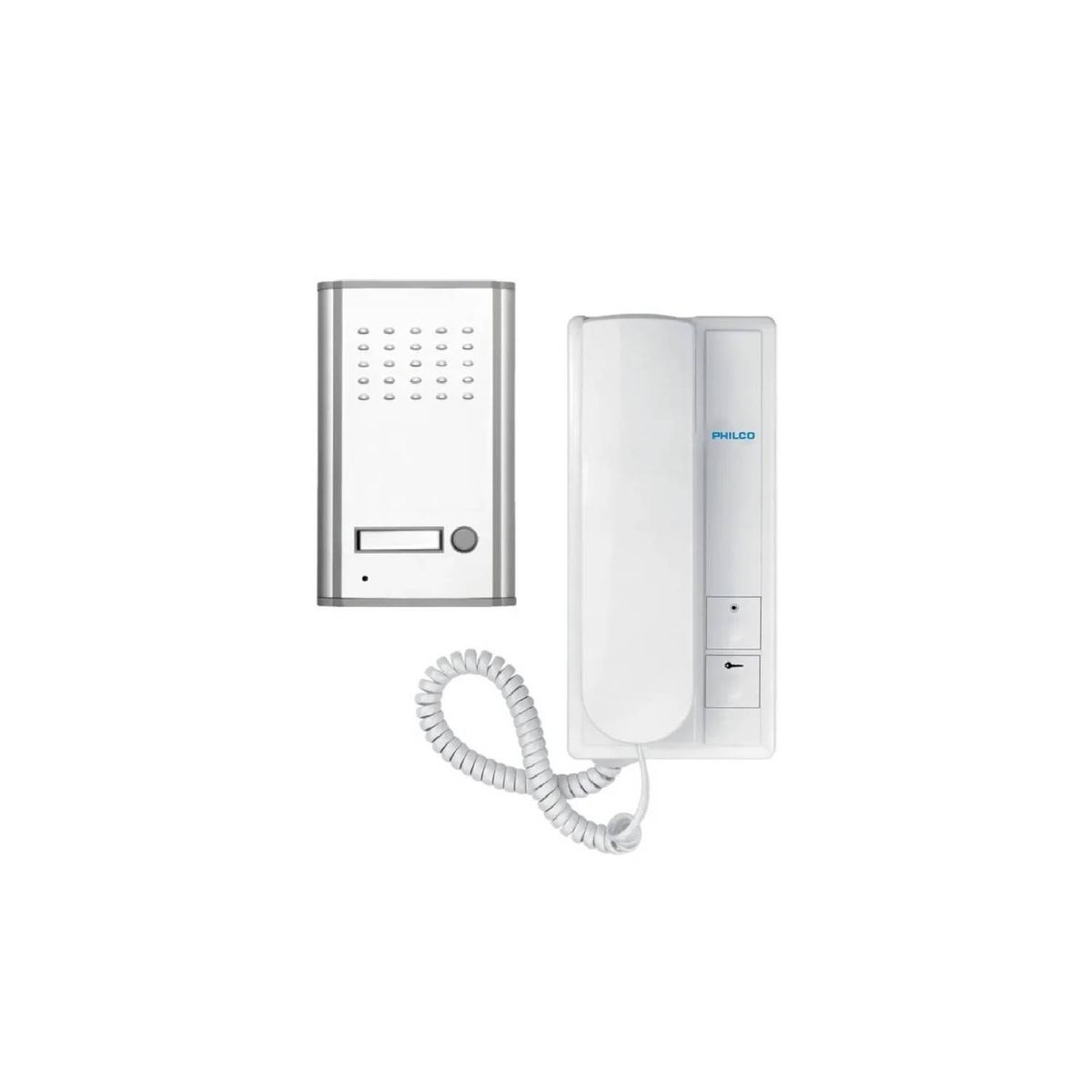 PHILCO - Kit Portero Eléctrico Philco Citófono Frente Metálico Pr-10