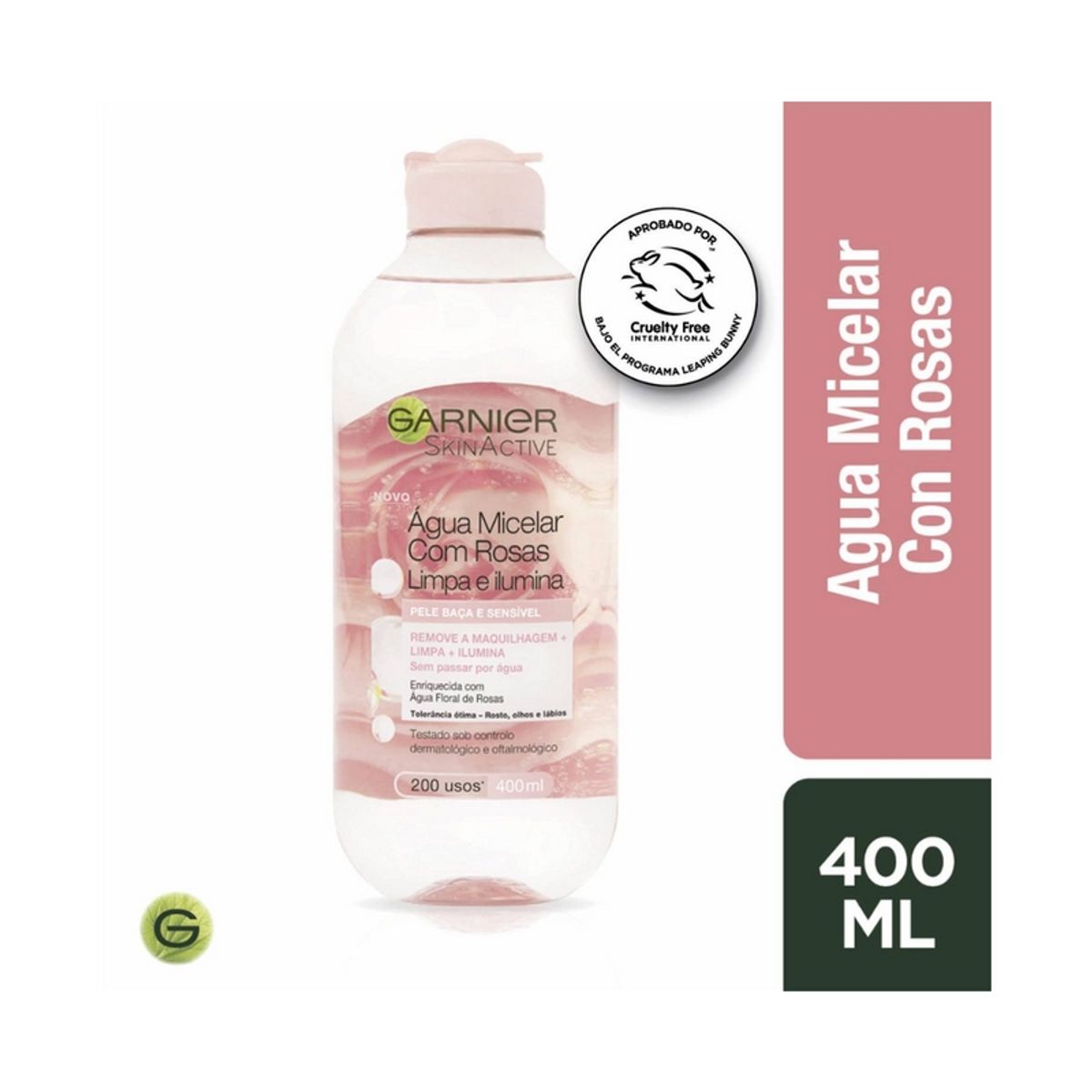 GARNIER - Agua Micelar Garnier Agua De Rosas 400 ML Skin Naturals