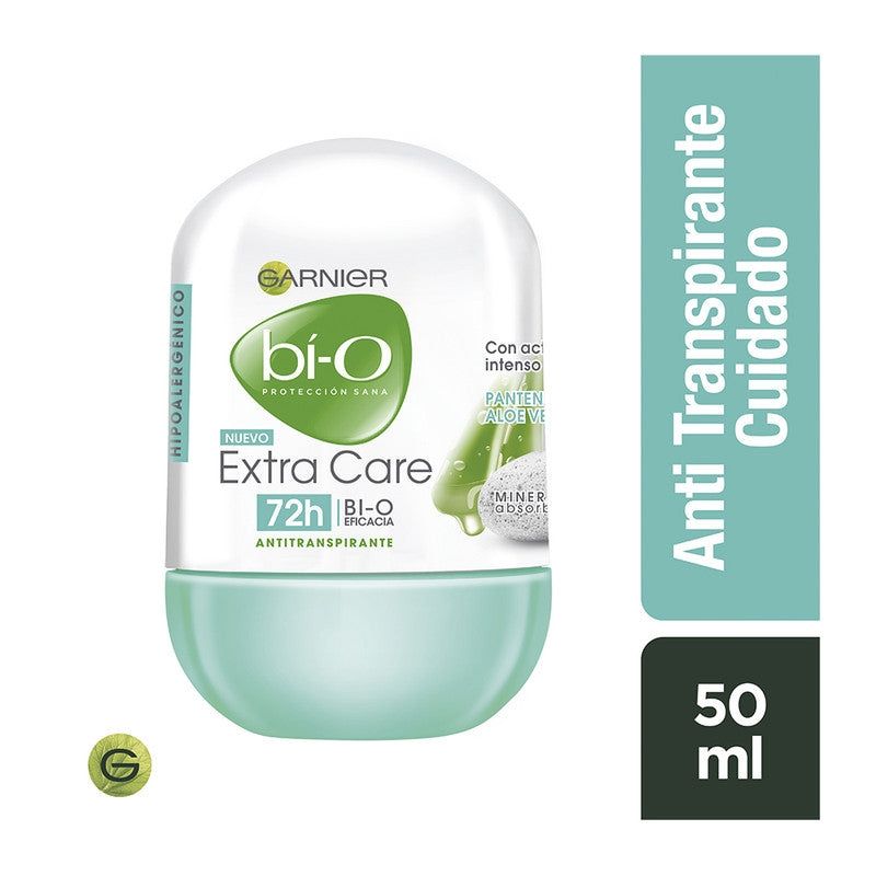 GARNIER - Desodorante Bi-O Extracare Roll-On Aloe Vera 50 Ml