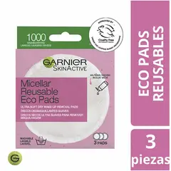 GARNIER - Skin Active Micellar Reusable Eco Pads x3