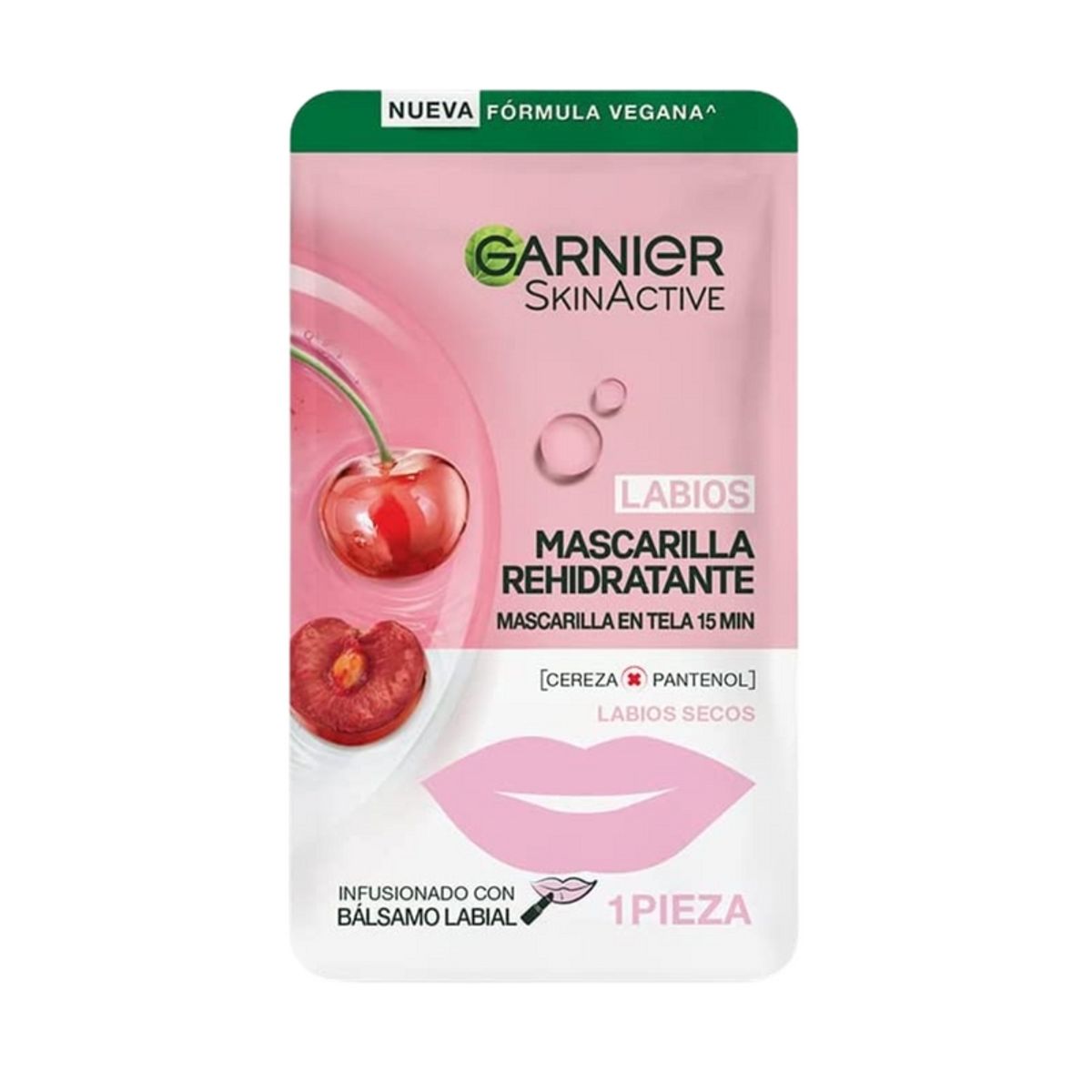 GARNIER - Mascarilla Labios Garnier HidraBomb Cereza