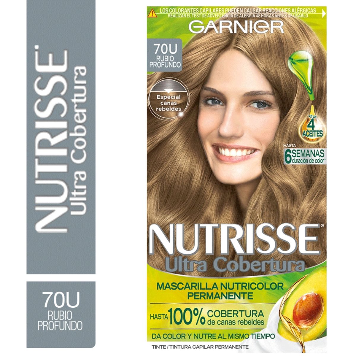 GARNIER - Tinte Nutrisse Ult Cob 70U Rubio Profundo Garnier