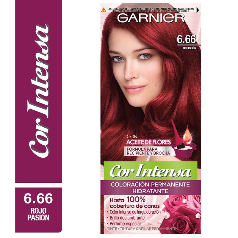 GARNIER - Tinte Cor Intensa 6.66 Rojo Pasión Garnier