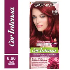 GARNIER - Tinte Cor Intensa 6.66 Rojo Pasión