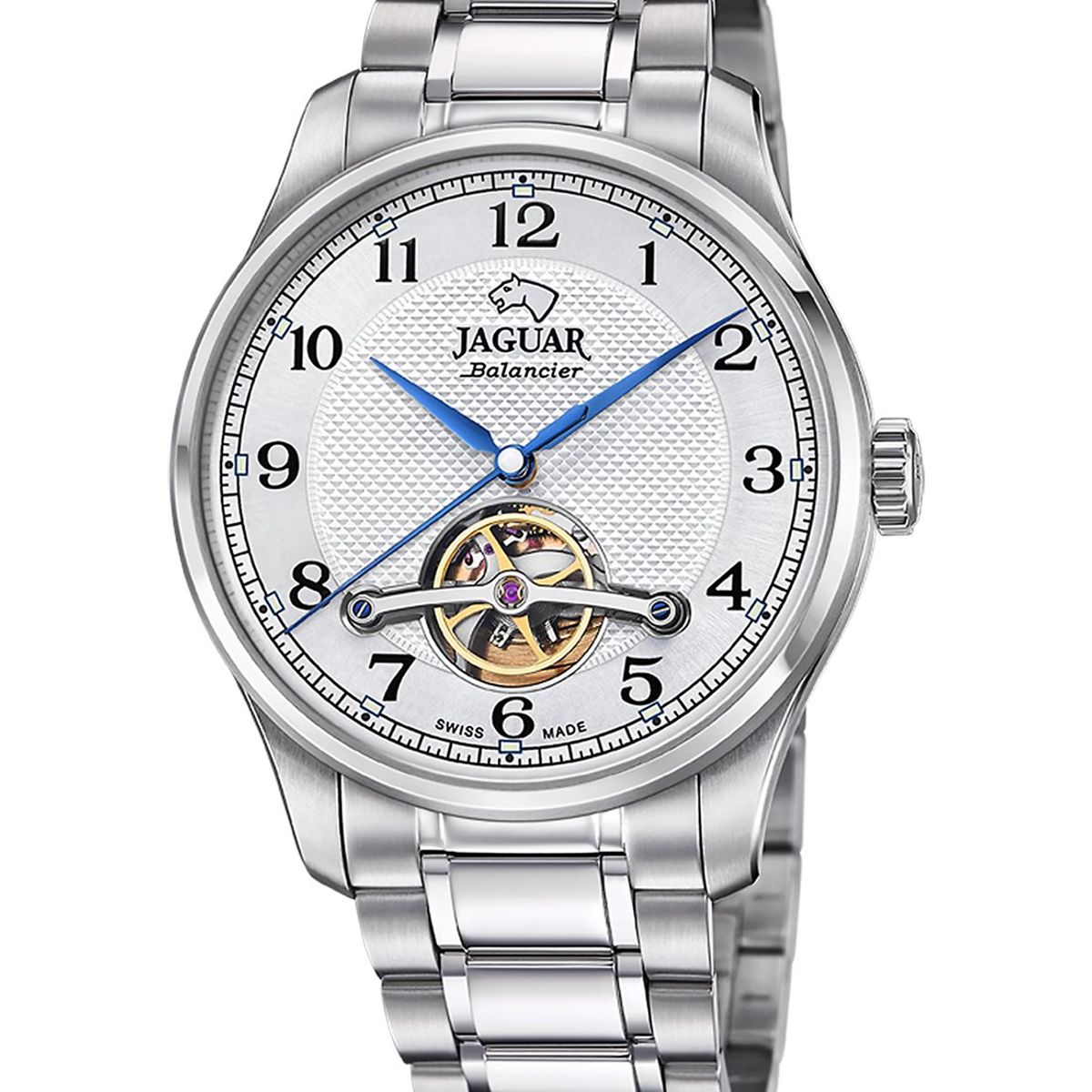 JAGUAR - Reloj J965/1 Jaguar Plateado Hombre Automatico