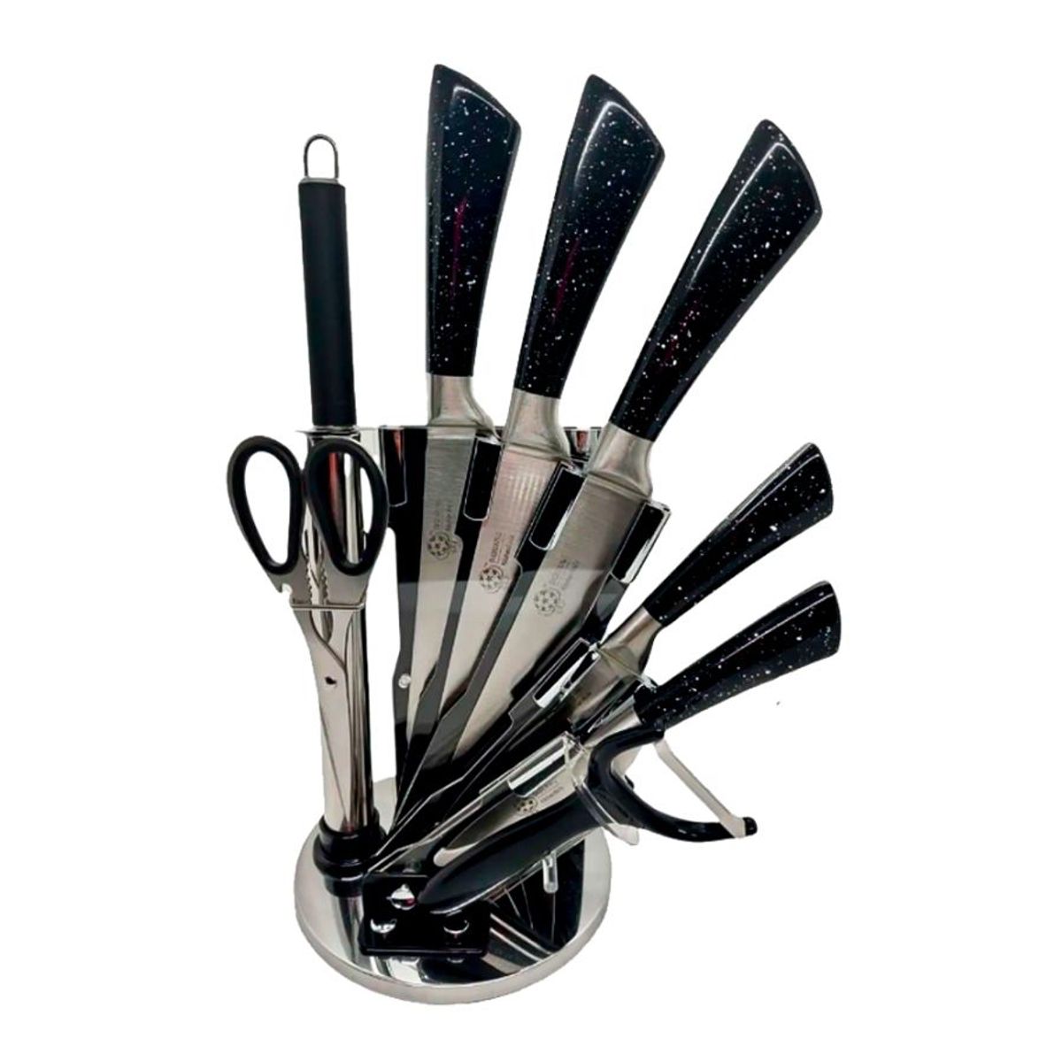 GENERICO - Set Cuchillos de Cocina 9pcs Diqiuxing